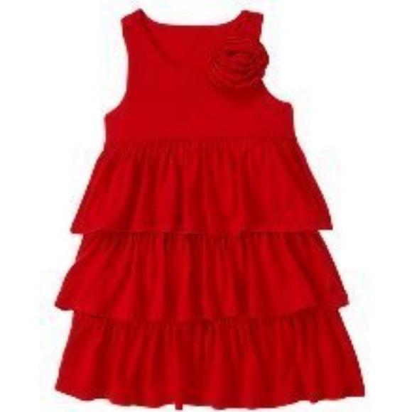 Janie and Jack tiered rosette dress