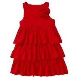 Janie and Jack tiered rosette dress