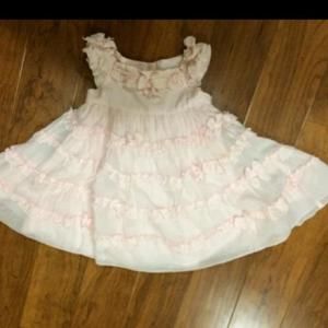 Boutique Biscotti Ruffled Pink dress