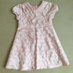 Janie and Jack silk tiered dress