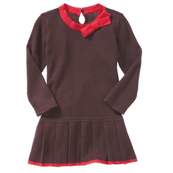Baby Gap drop down waist pleated dress