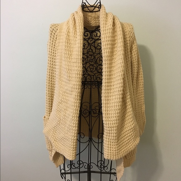 Cream Knit cardigan
