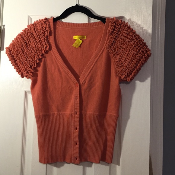 cashmere cardigan sweater size L