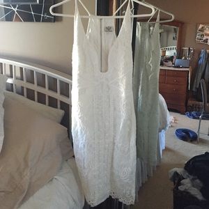 brand new white lace dress