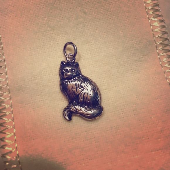Sterling Silver Cat Charm