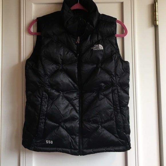 The North Face women's black down vest!