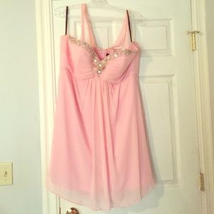 Blush Pink Prom Dress