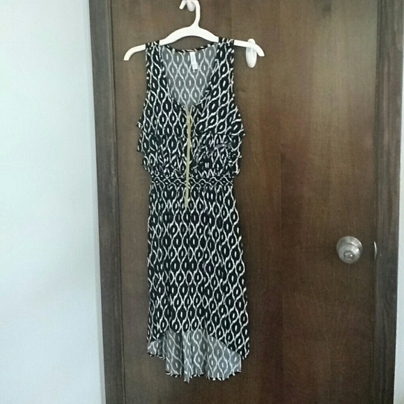 SOLD AS A SET OF 3! 3 High-Lo, zip front dresses