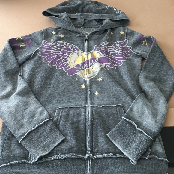 Sinful by Affliction Grey hoodie