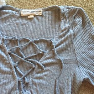 Urban outfitters grey long sleeve shirt