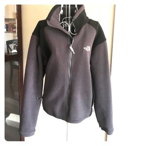 Men's Charcoal and Black Northface Fleece