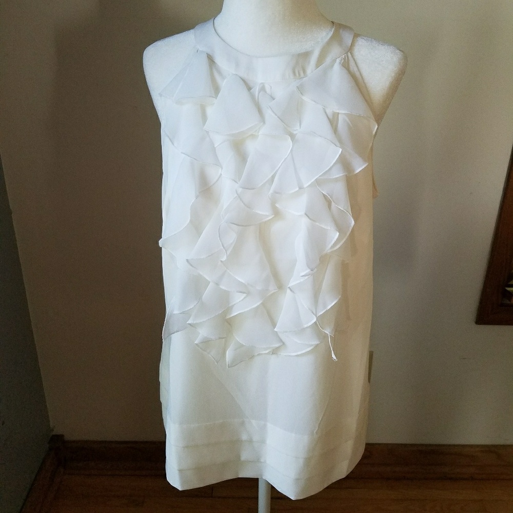 Cream dressy top