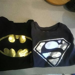 Toddler Girls Superhero Tees and Lucky Brand Jeans