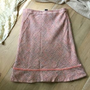 GAP Pink Tweed Pencil Skirt