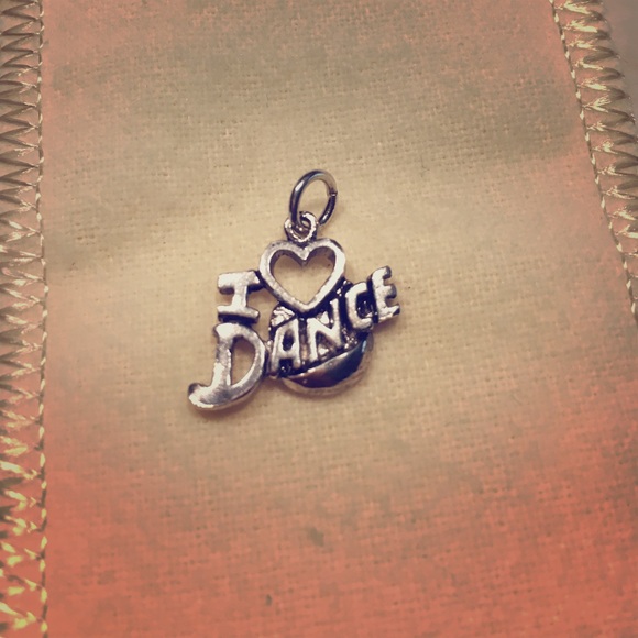 I Love Dance Sterling silver charm