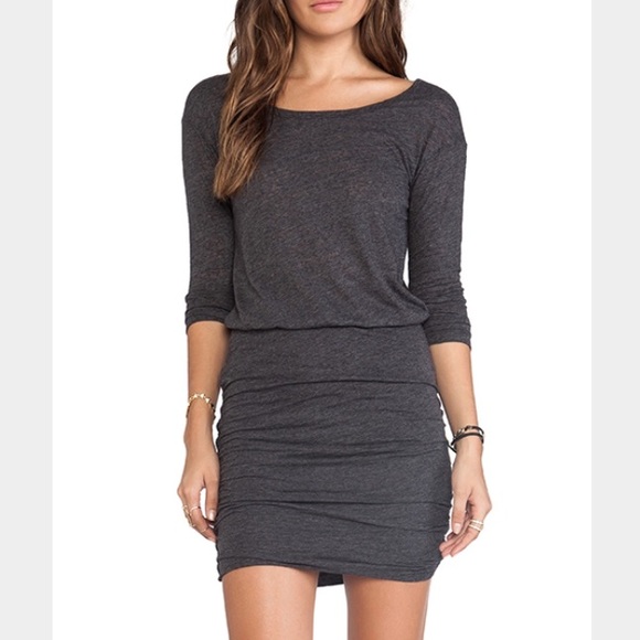 NWT Grey 1/2 sleeve dress