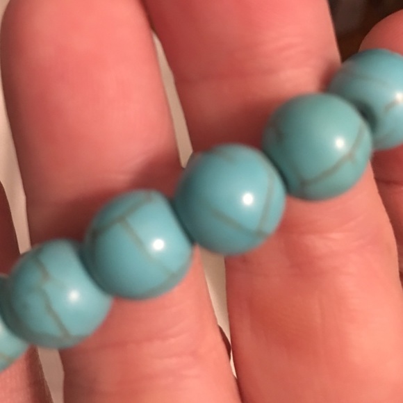 Very cute turquoise charm bracelet - Picture 3 of 4
