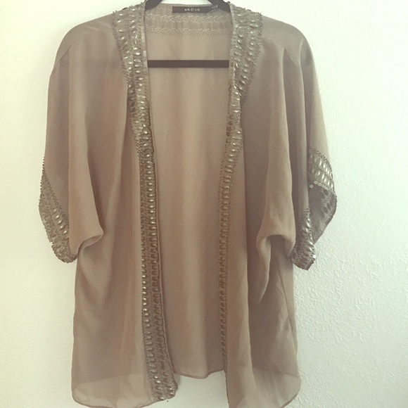 Ark & Co embellished kimono style top