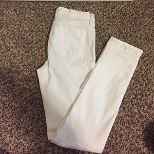 J Brand white skinny jeans high waist