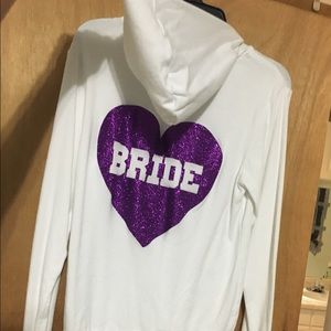 💜only worn once Bride Hoodie💜