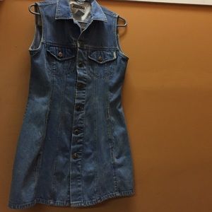 Jeans long vest/ jumper