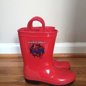 Marvel Kids Size 11 Light Up Rain Boots