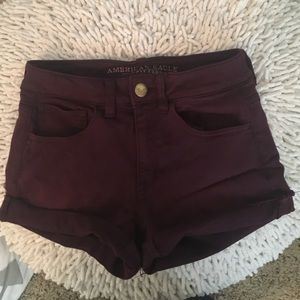 American Eagle High rise shorts