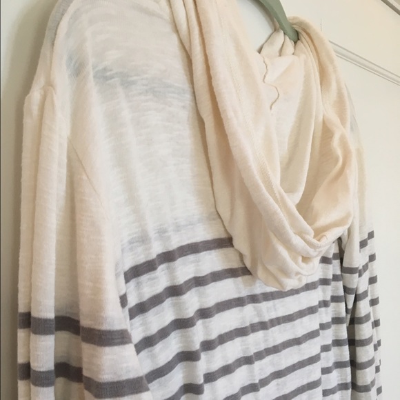 J Crew Lightweight Striped Sweatshirt - Picture 4 of 4