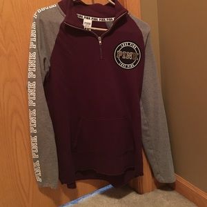 VS pink burgundy sweater