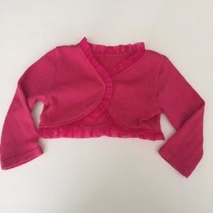 Bright pink bolero style sweater