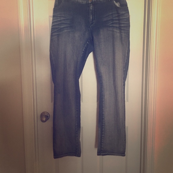 Distressed jeans