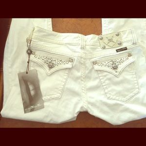 NWT* Miss Me Jeans. White. JW5141B5 Sz 31