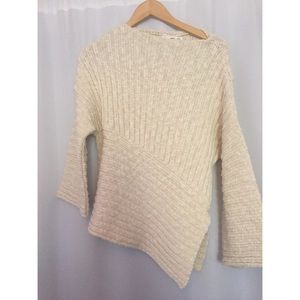 Mango Asymmetrical Hem Sweater