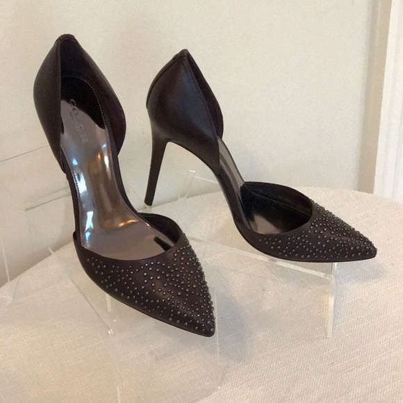 Coach Shoes - Amazing Coach studded stilettos NWT