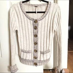 Free People Knit Sweater Cardigan
