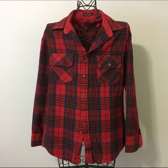 Red plaid flannel