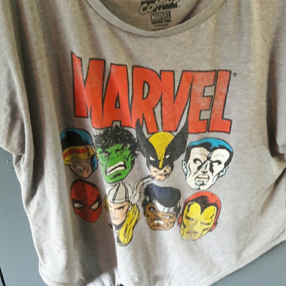 Marvel crop top