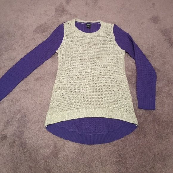 Grey and Blue long sweater