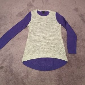 Grey and Blue long sweater