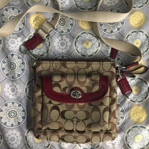 Coach cross body purse