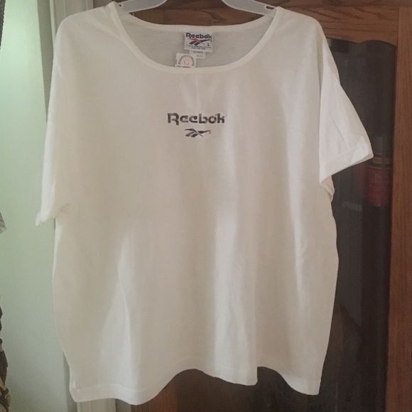 Brand New White Reebok Top with Tags - Picture 1 of 4