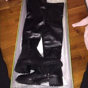 Sam Edelman thigh high leather boots