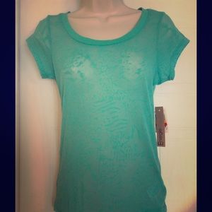 Cute turquoise tshirt NWT size M