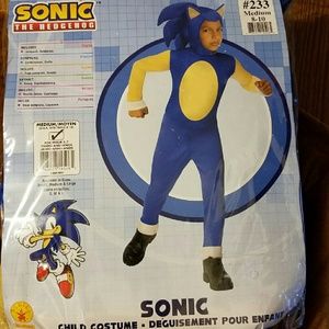 Sonic the hedgehog child's costume