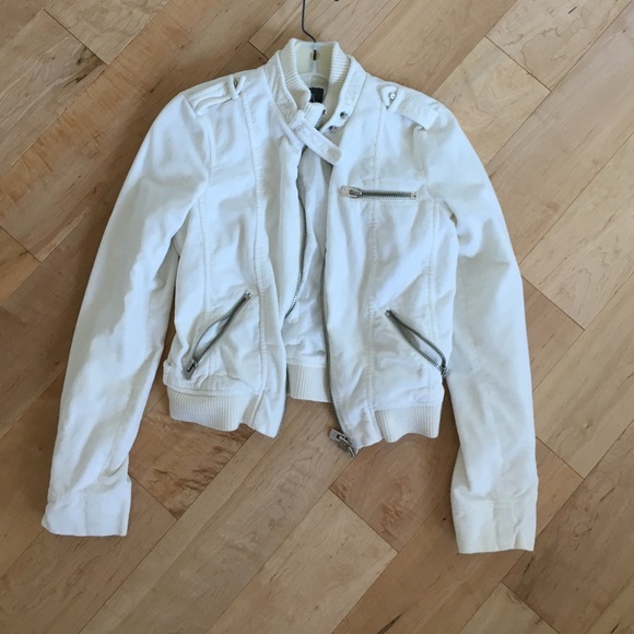 A/X Armani Exchange Jackets & Blazers - A/X White Utility Bomber Jacket