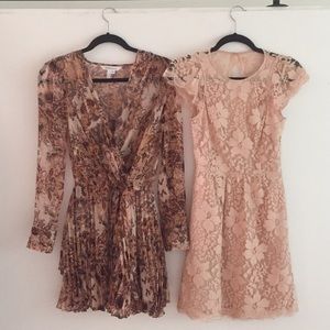 Twofer! two BCBGeneration dresses.