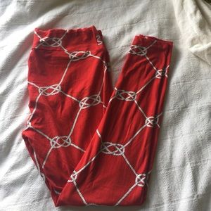 Lularoe nautical rope leggings