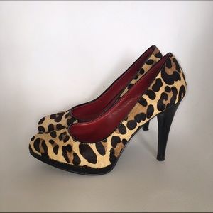Nine West, leopard pumps
