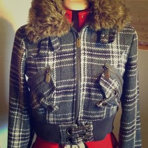 CROPPED JACKET WITH FUR // autumn '16 fashion