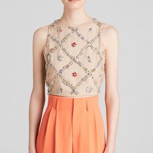 Alice + Olivia Beaded Top